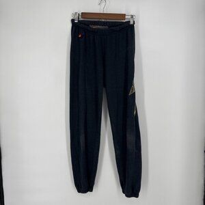 Aviator Nation Sweatpants Women Size Small Navy Lightning Bolt Fleece Joggers